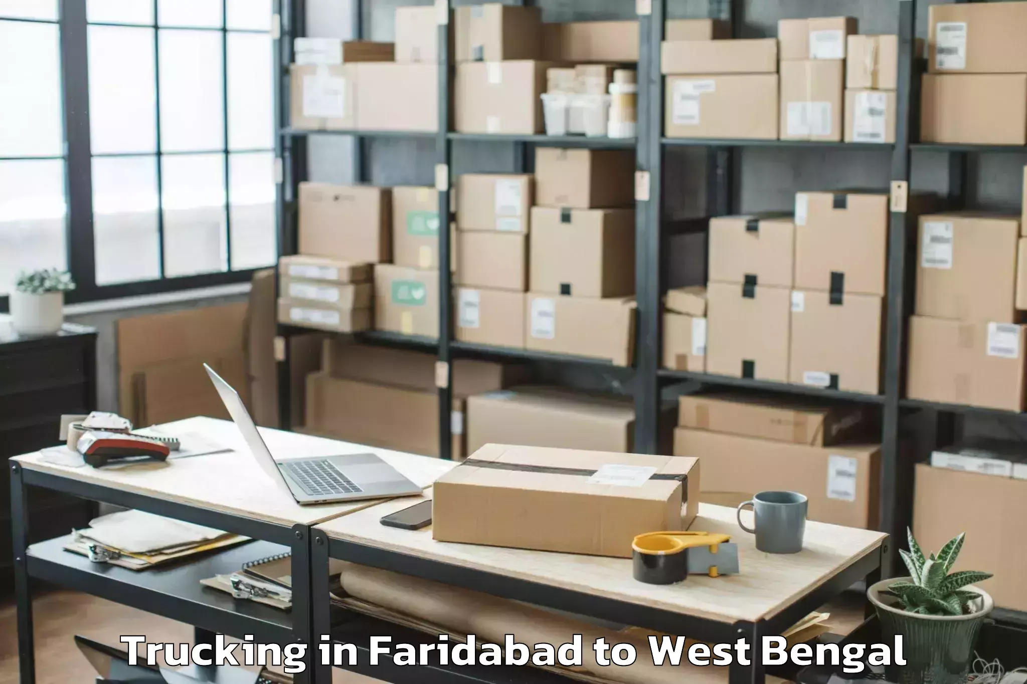 Book Faridabad to Bagnan Trucking Online